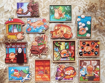 Platty Museum Magnets Multilayered Wood
