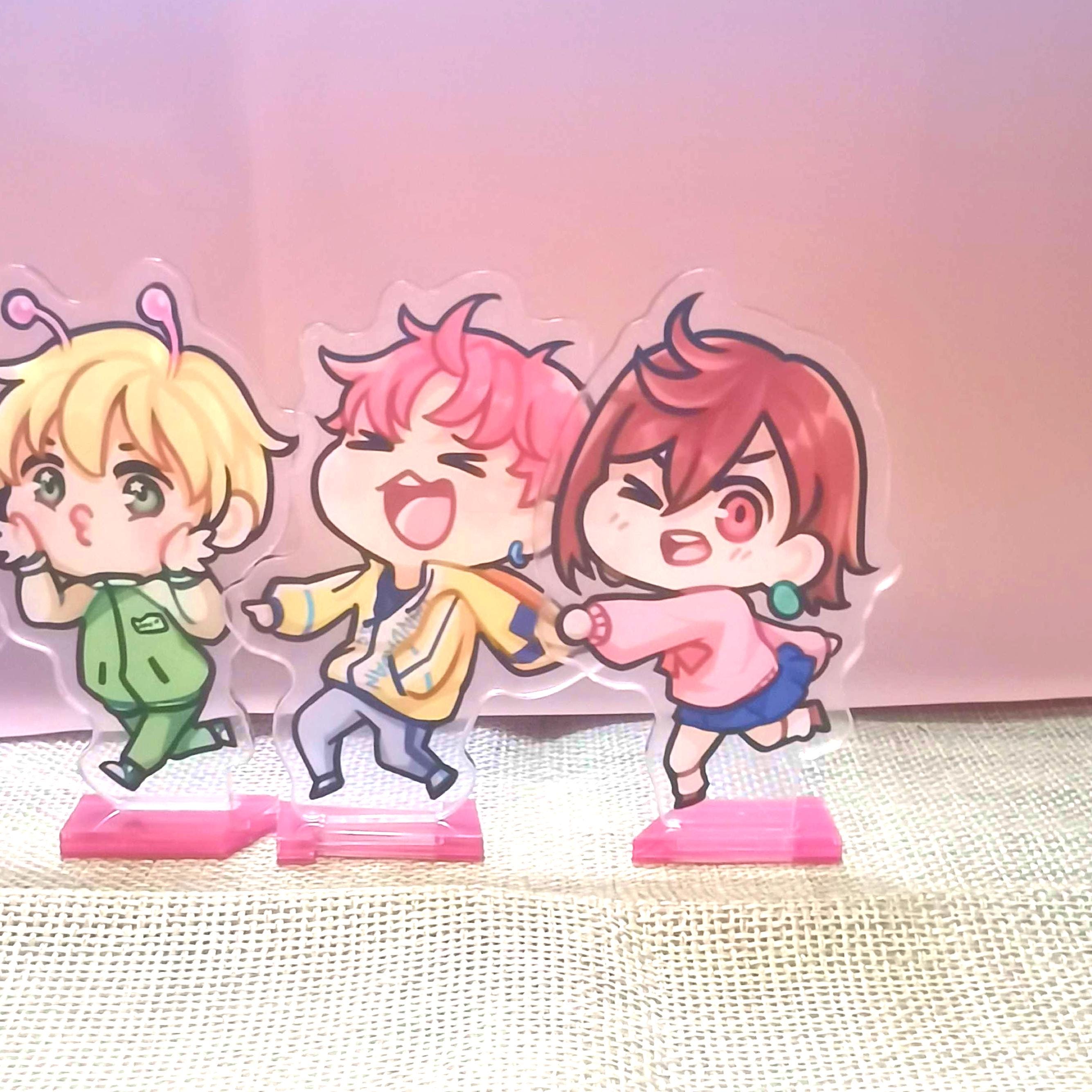 DDD Chibi Anime Characters Sticker Set and Standees - Etsy