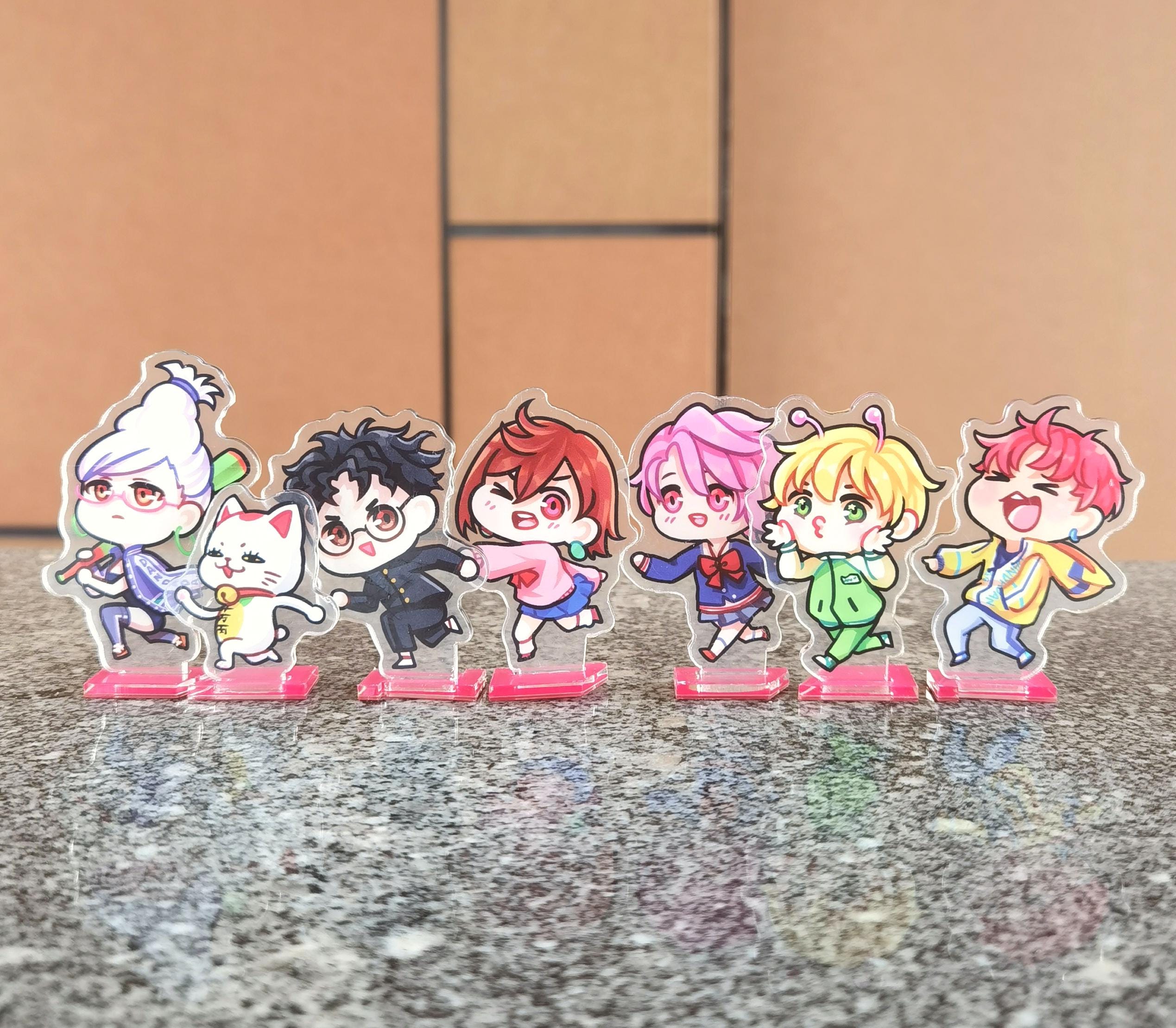 DDD Chibi Anime Characters Sticker Set and Standees - Etsy