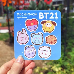 BT21 Mochi Baby Sticker sheet