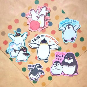 Pengoons / Memes De Pingüinos Pegatina