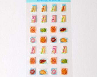 Bread Sandwiches Sando Glossy/ Transparent Sticker Sheet | wasserfest laminiert