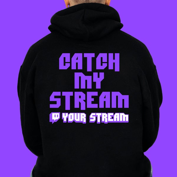 Twitch Gifts For Christmas, Custom Twitch Hoodie, Custom Twitch Channel Shirt Customised Channel Name Twitch Username Logo, Twitch Fan Gifts