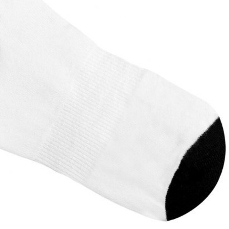 Custom Text Striped Crew Socks, Personalized Printed Socks for Him With