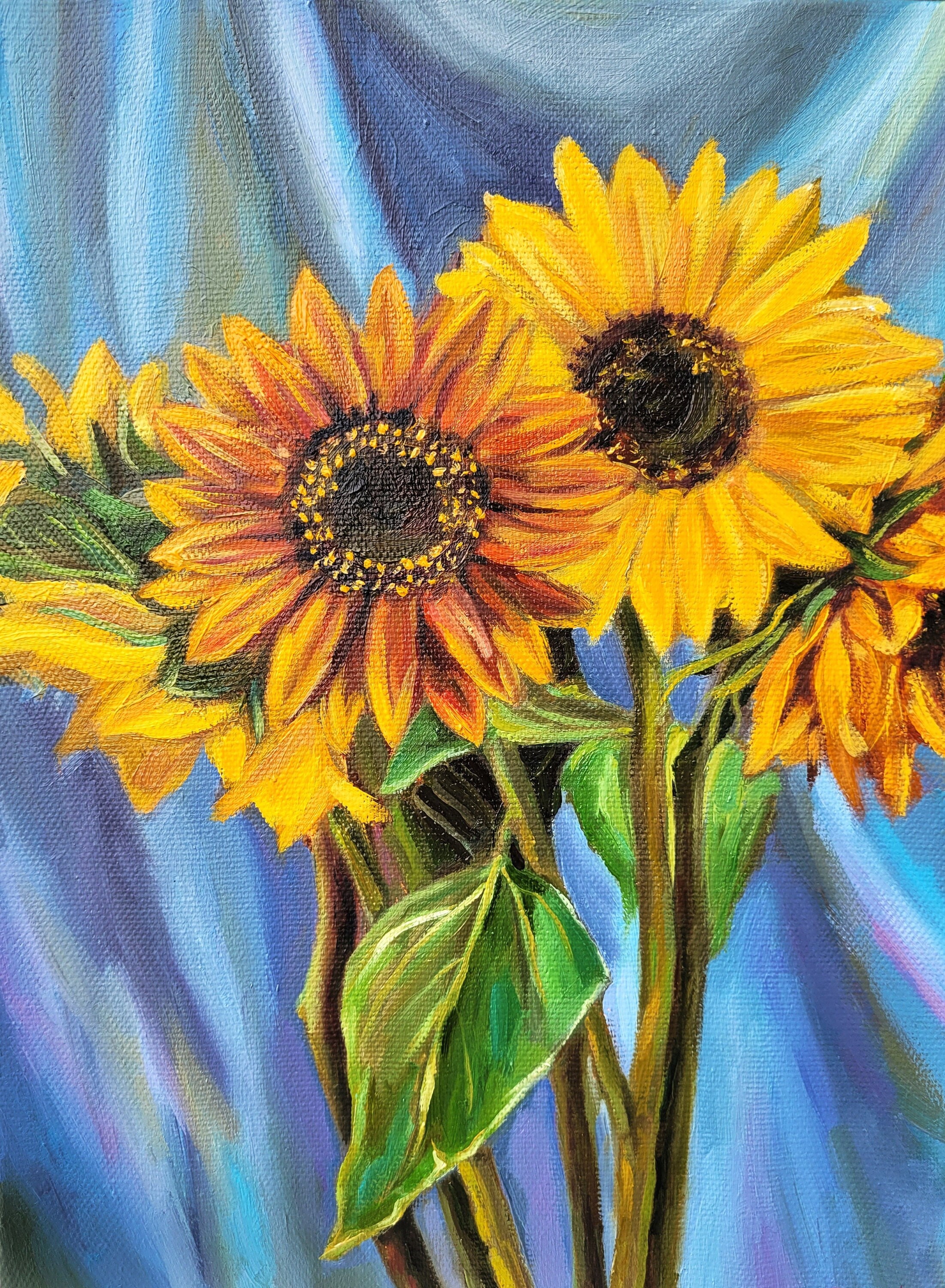 Sunflower painting deals