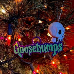 Goosebumps Christmas Tree Ornament / keychain / display