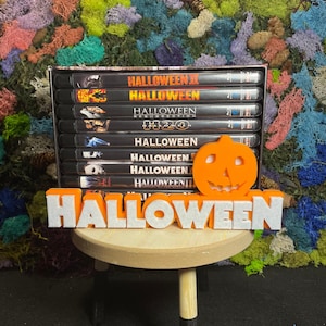 Halloween Sign / Horror logo / bookcase display / shelf display