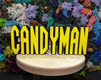 Candyman Sign / Horror logo / bookcase display / shelf display