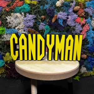 Candyman Sign / Horror logo / bookcase display / shelf display