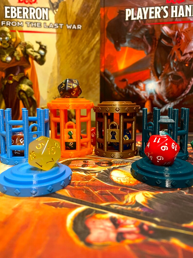 Dice Jail / Dungeons and Dragons / Dice Cage / Dnd Etsy