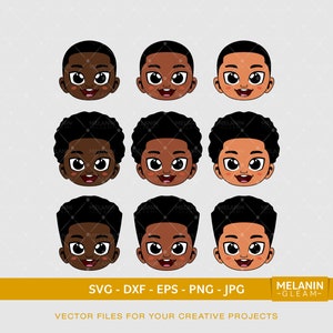 Pacote Baby Boy, melanina svg, menino peekaboo, homem negro svg, magia negra de menino, menino espiando svg, menino afro svg, rei negro svg