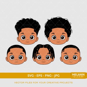 Black Boy Face 2, peekaboo boy svg, boy mom svg, clipart de garotinho, pacote svg, boy dad svg, prince svg