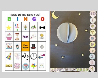 New Year&#39;s Eve Craft Bundle - Crafts for Kids