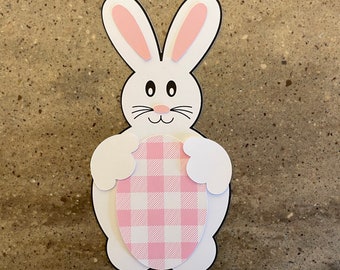 Easter Bunny with Egg Craft Kit--Cardstock Paper Craft for Kids