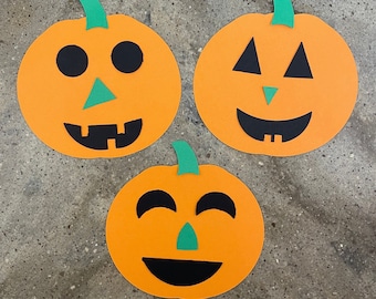 Pumpkins Craft Kit--Cardstock Paper Craft for Kids - Fall Crafts - Kids Crafts