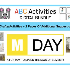 ABC Days Of Summer - M Day - Sommer Basteln & Aktivitäten für Kinder
