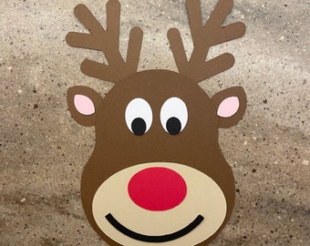 Reindeer Craft Kit--Cardstock Paper Craft for Kids - Christmas Kids Crafts - Kids Crafts - Craft Kits for Kids - Christmas Crafts for Kids