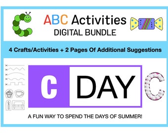 ABC Days Of Summer - C Day - Summer Crafts & Activities For Kids