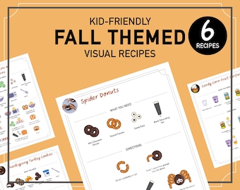Fall Visual Recipes for Kids
