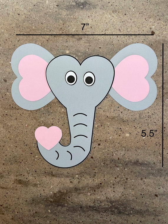 Kit creativo a forma di cuore con elefante per San Valentino: creazioni con  cartoncino per bambini -  Italia