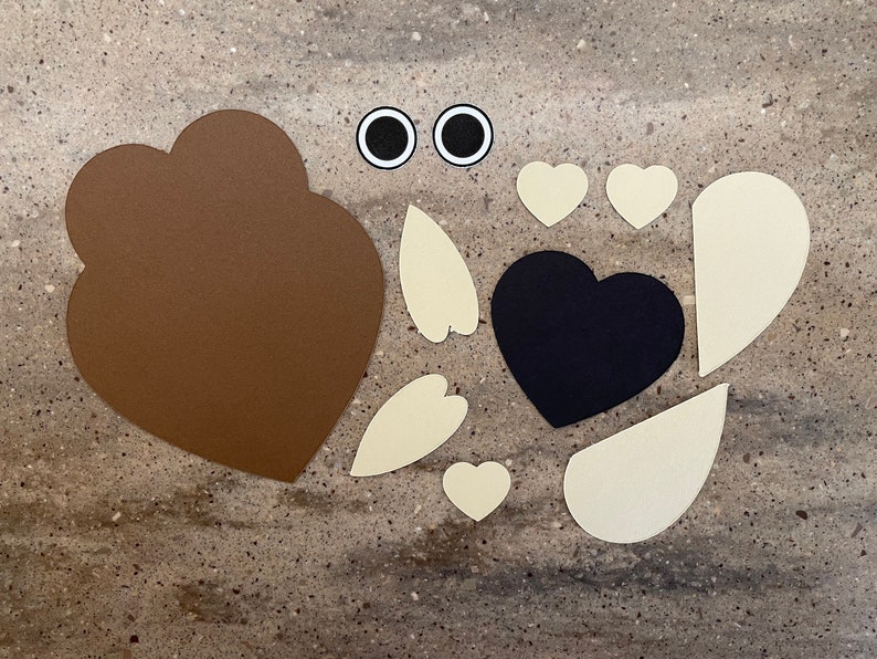 Valentine's Day Owl Heart Craft Kit--cardstock Paper Craft for Kids - Etsy