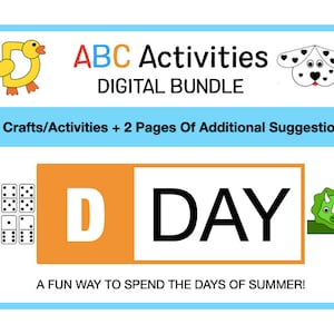 ABC Days Of Summer - D Day - Summer Crafts & Activities For Kids