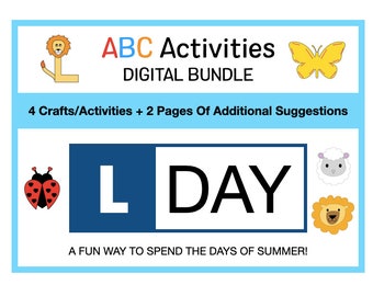 ABC Days Of Summer - L Day - Summer Crafts & Activities For Kids