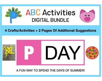 ABC Days Of Summer - P Day - Summer Crafts & Activities For Kids