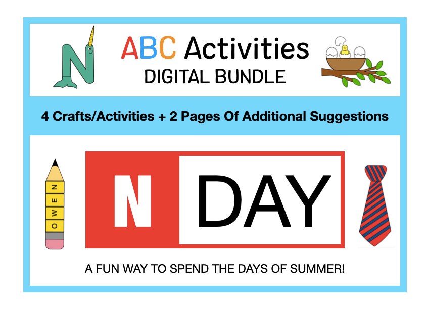 ABC Days Of Summer - N Day - Summer Crafts & Activities For Kids