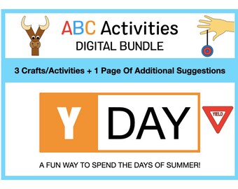 ABC Days Of Summer - Y Day - Sommer Basteln & Aktivitäten für Kinder