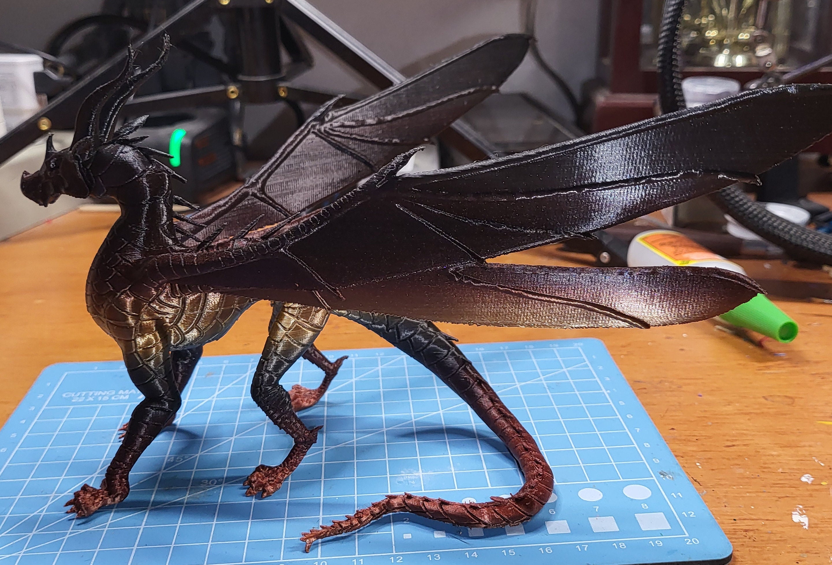 3D Printed Hivewing From the Wings of Fire Series. Etsy