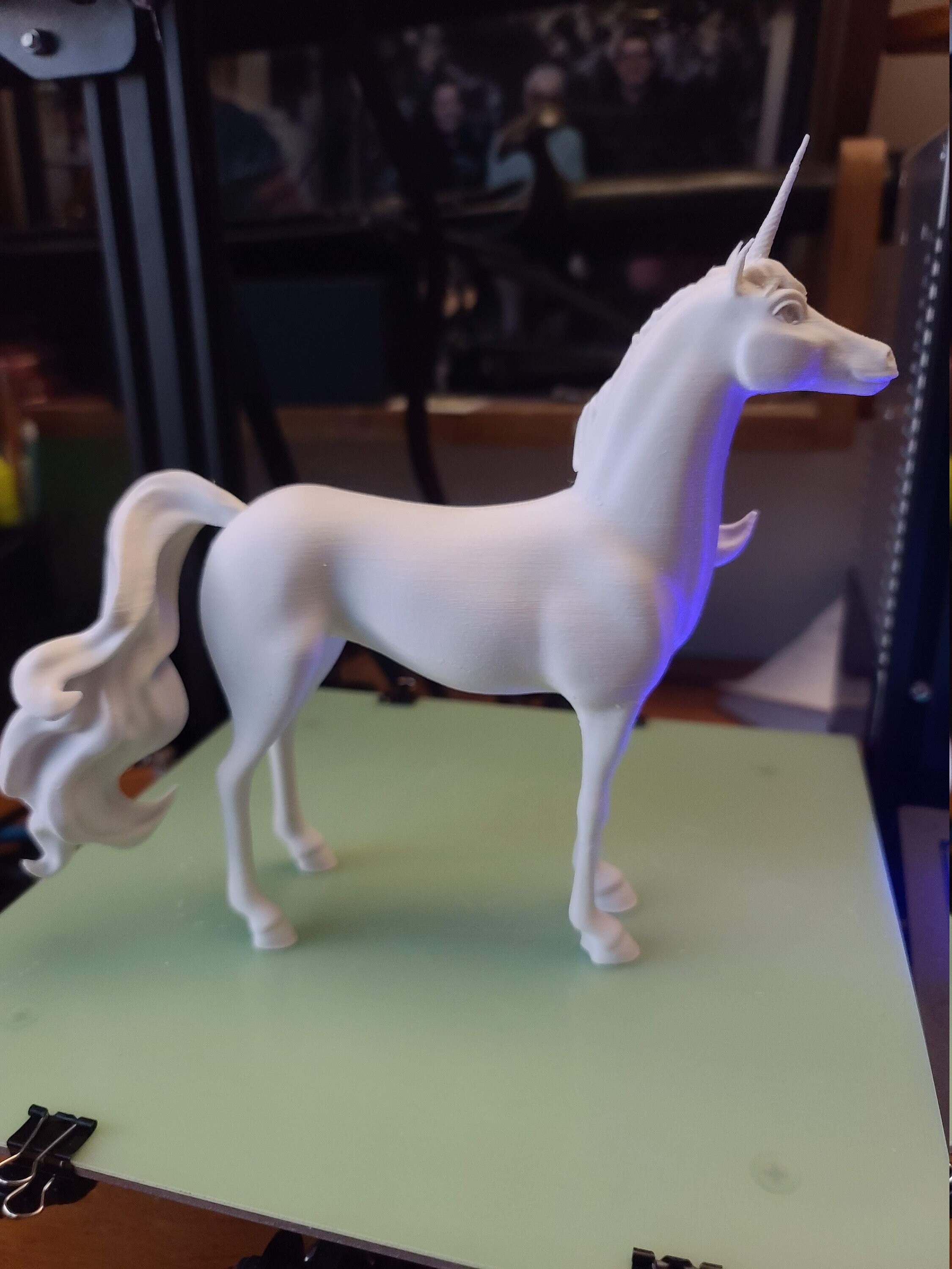3D Printed Unicorn Figurine Etsy