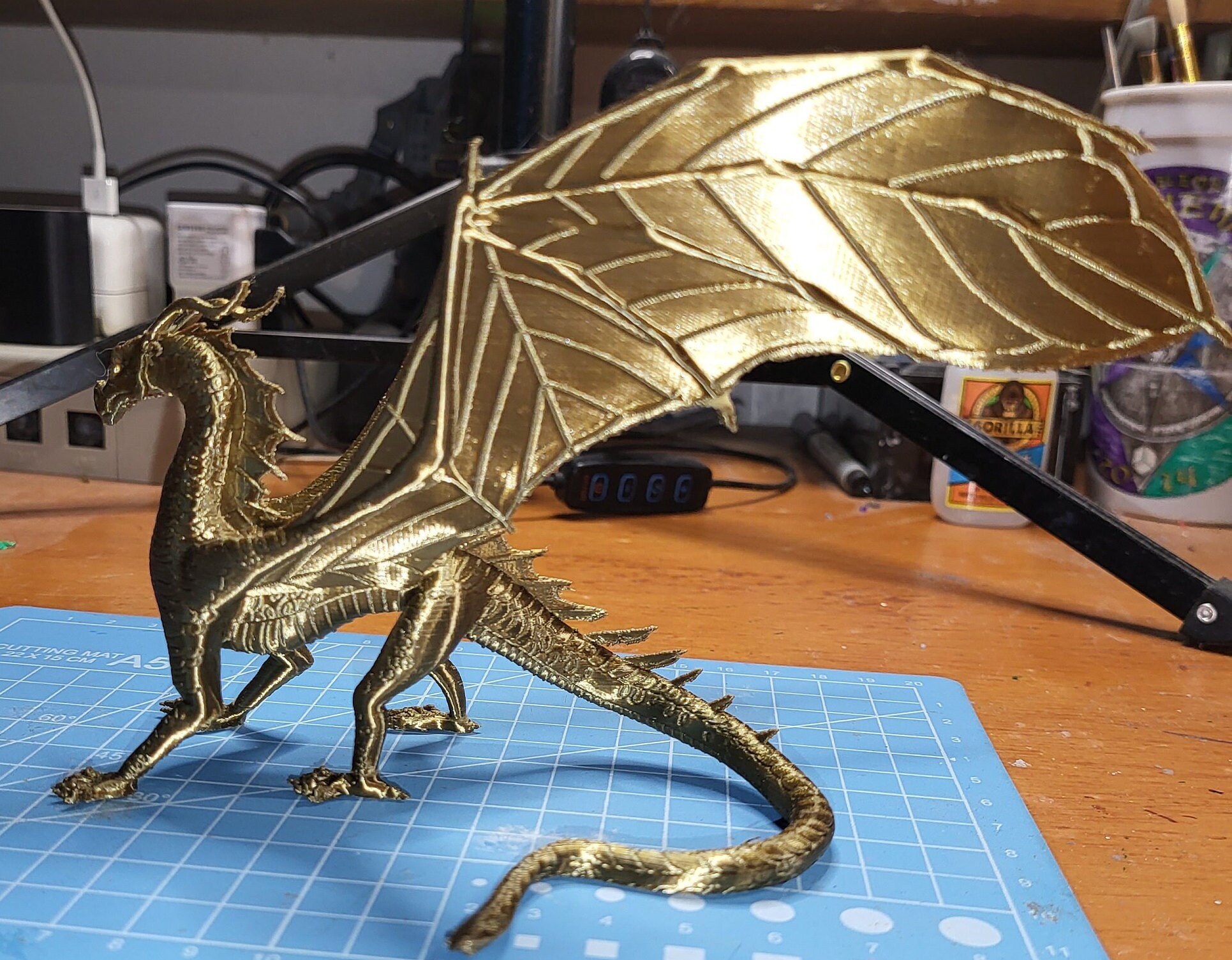 3D Printed Leafwing From the Wing of Fire Series Etsy