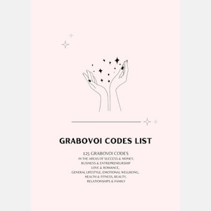 Grabovoi Codes List - List of 125 Codes in the areas of success, wealth, love, romance, health & wellbeing and more