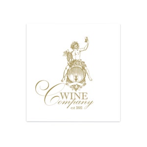 Wine Logo, Hand Drawn Vintage Illustration, Vineyard Logo, Winery Logo, Wine store Logo, Wine bar Logo (eps, svg, png files),licensable