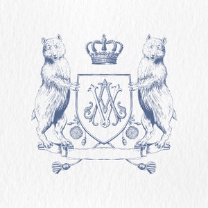 individuelles Logo-Design,Bärenlogo,Vintage-Bärenlogo,Bärenarme,Business Logo und Branding,Bärenmonogramm,Bärenwappen