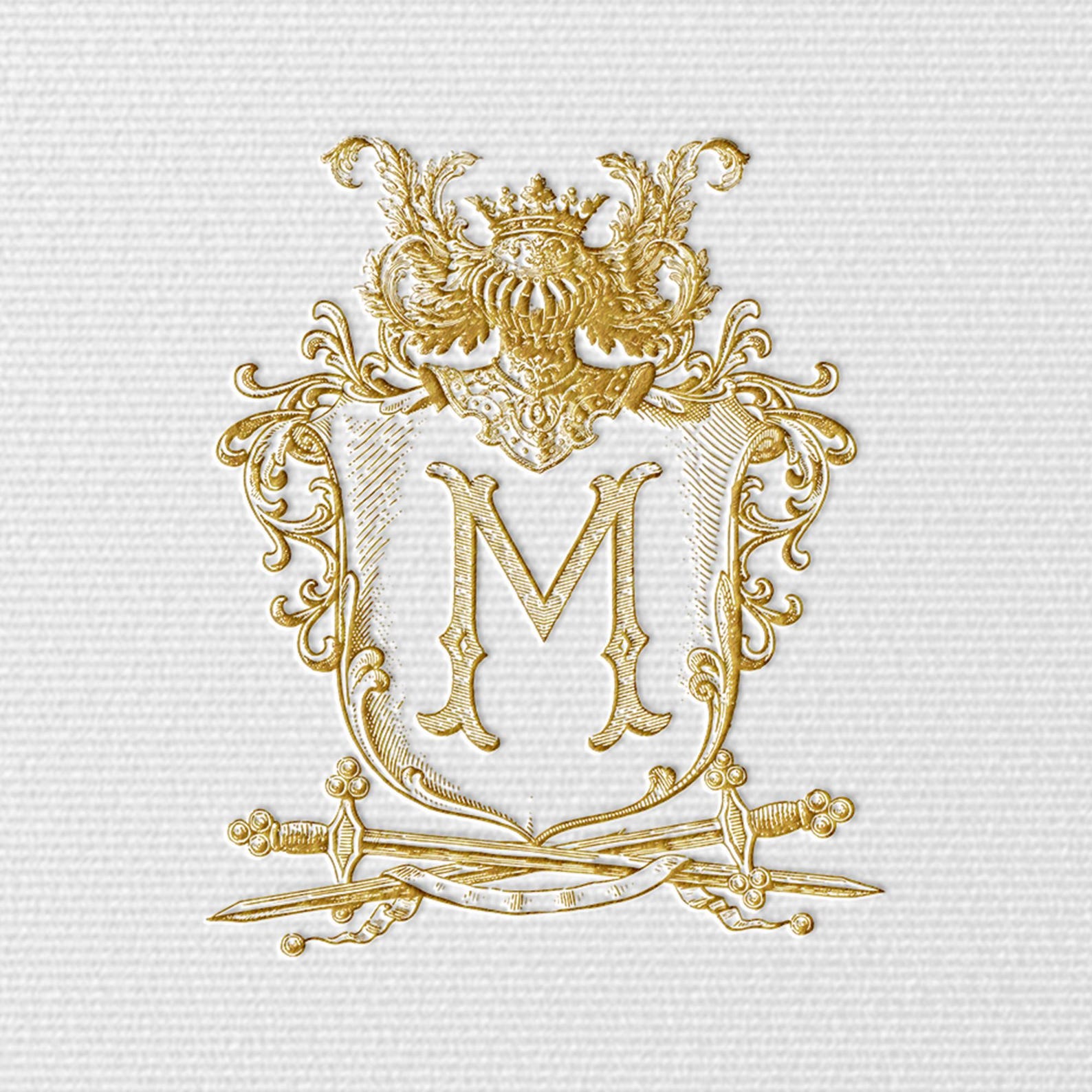 Vintage Wedding Crest: Heraldic Monogram, Coat of Arms (PDF & PNG) - Etsy