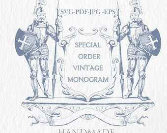 specıal order,crest,envelop monograms,hand made