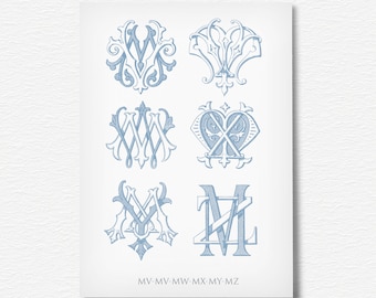 antique initial・monogram motif..:⋈*2個セット il_340x270.4760822810_r0a8.jpg