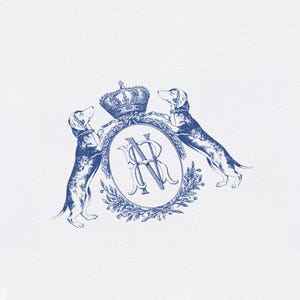 Écusson de teckel écusson de mariage, monogramme modifiable, monogramme svg, png, monogramme de mariage vintage M-C, monogramme antique-teckel logo vintage-NR