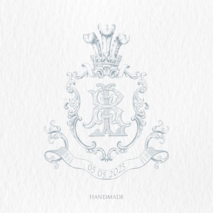 Wedding Crest,Editable Monogram,monogram svg,png,Vintage Wedding Monogram L-R,antique monogram