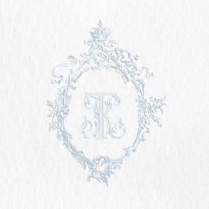wedding crest,,Wedding Monogram T-K,antique monogram,wedding logo design,svg-png