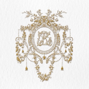 Wedding Crest,Editable Monogram,monogram svg,png,Vintage Wedding Monogram z-r,antique monogram
