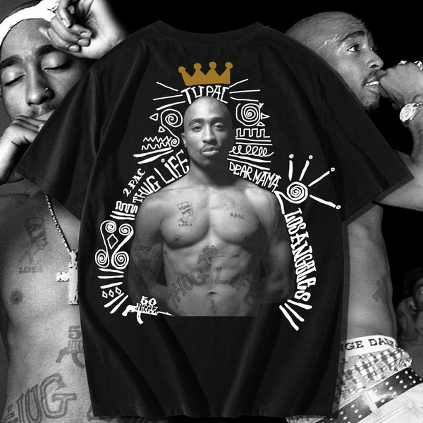 2PAC SHAKUR  2 png, ready to print design into a shirt, rapper tee design, Instant download, hip hop design.90's dear mama ,thug life