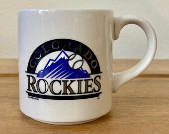 Vintage 1993 Hunter Colorado Rockies Inaugural Season MLB Baseball, Souvenir Coffee Tea Mug Cup