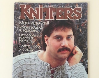 Knitters Magazine, Issue #6 1987, Editor Elaine Rowley