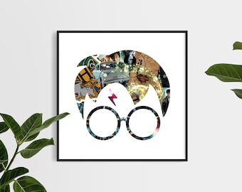 Harry Potter Print, Original Art, Memorabilia, Digital Print