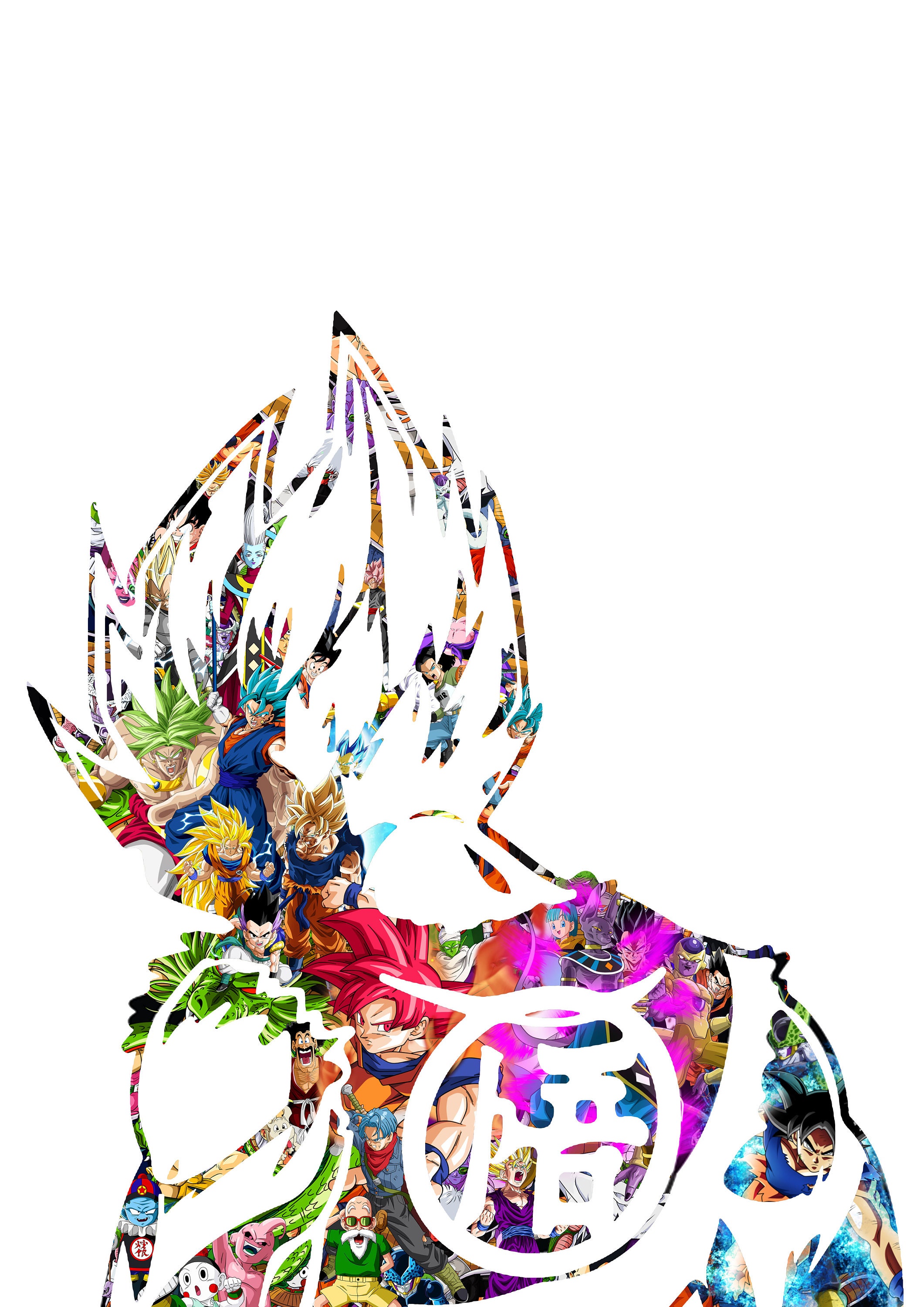 Dragon Ball Print Goku Fan Art Original Art Design Anime Art Etsy