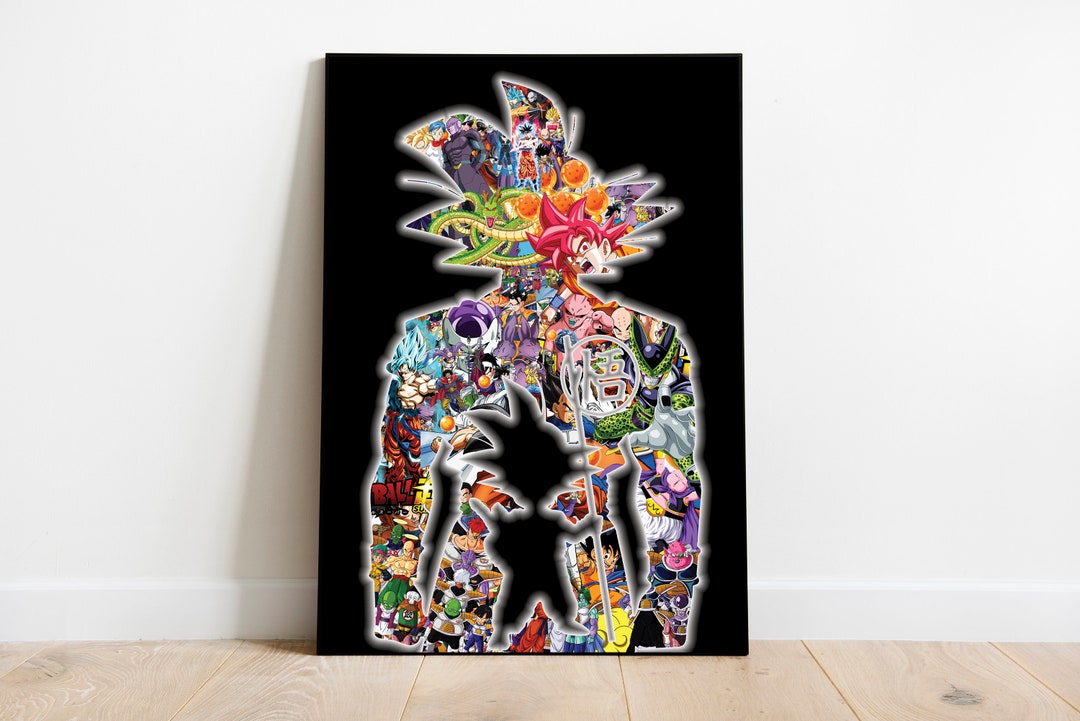 Goku Dragon Ball Print, Original Anime Fan Art - Etsy UK