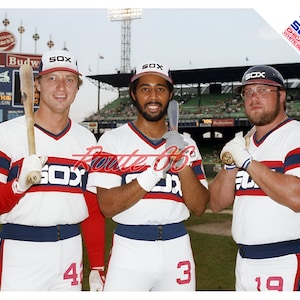 MLB 80's Chicago White Sox Ron Kittle Harold Baines Greg 